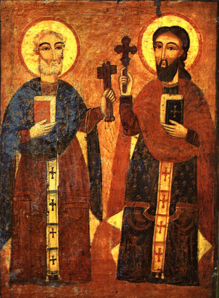 Peter and Paul dans images sacrée Icon.PeterAndPaul